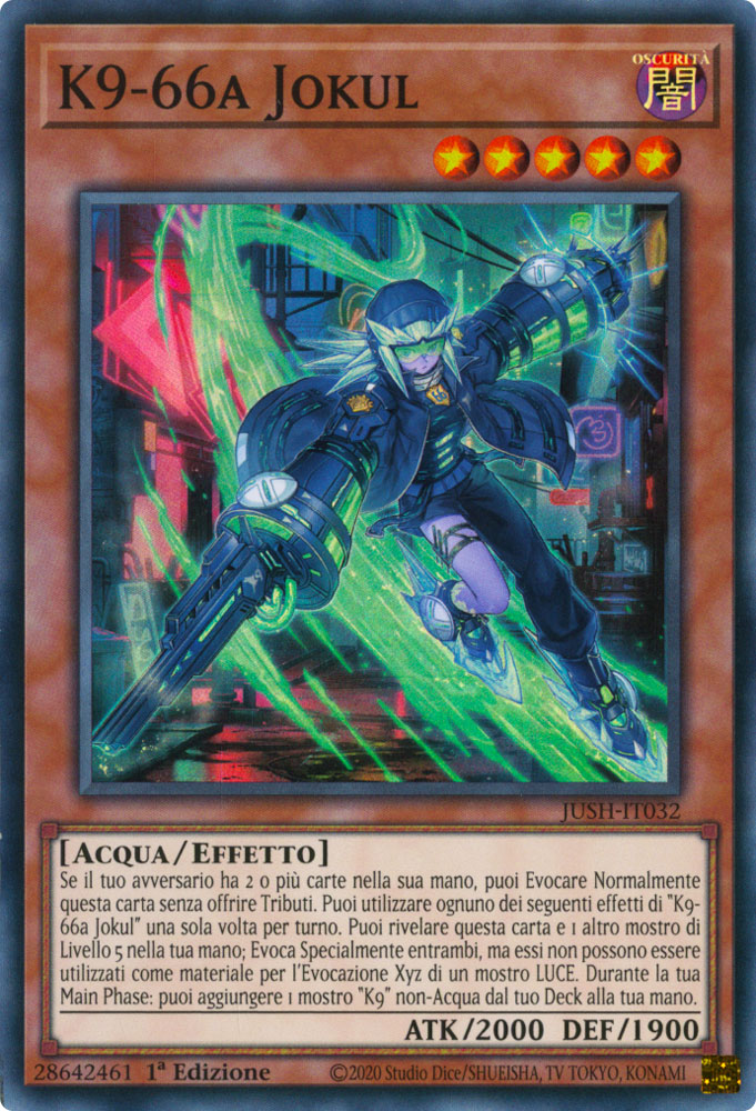 JUSH-IT032 K9-66a Jokul super rara 1a Edizione (IT) -NEAR MINT-
