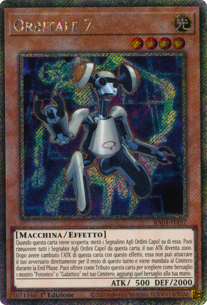 RA04-IT197 Orbitale 7 Platinum Segreta 1a Edizione (IT) -NEAR MINT-