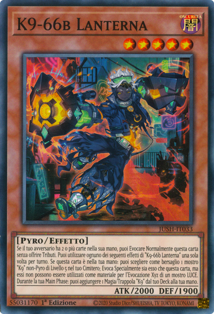 JUSH-IT033 K9-66b Lanterna super rara 1a Edizione (IT) -NEAR MINT-