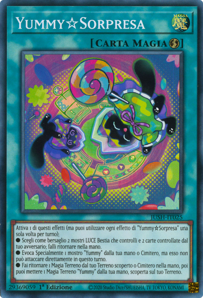 JUSH-IT025 YummySorpresa super rara 1a Edizione (IT) -NEAR MINT-
