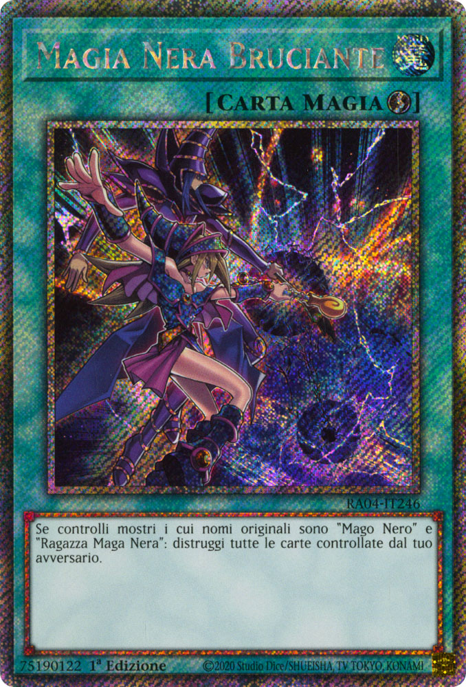 RA04-IT246 Magia Nera Bruciante Platinum Segreta 1a Edizione (IT) -NEAR MINT-