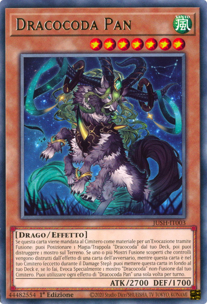 JUSH-IT003 Dracocoda Pan rara 1a Edizione (IT) -NEAR MINT-