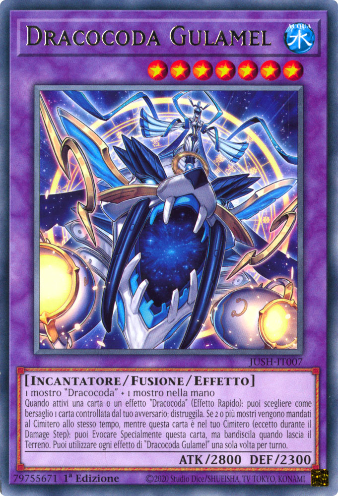 JUSH-IT007 Dracocoda Gulamel rara 1a Edizione (IT) -NEAR MINT-