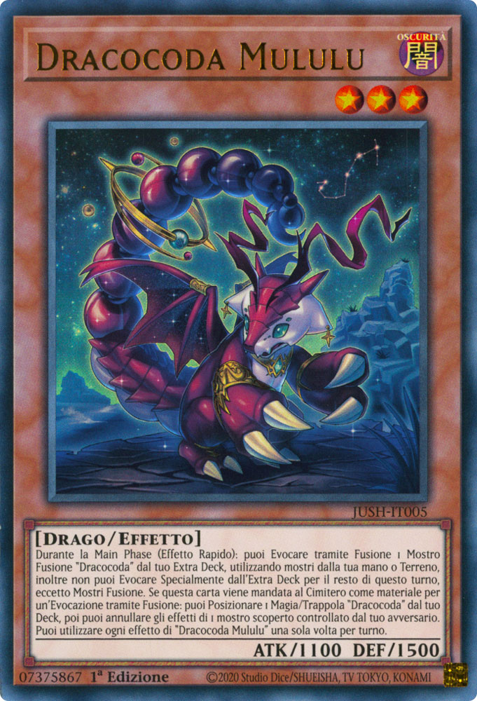 JUSH-IT005 Dracocoda Mululu ultra rara 1a Edizione (IT) -NEAR MINT-