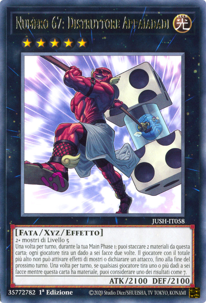 JUSH-IT058 Numero 67: Distruttore Appaiadadi rara 1a Edizione (IT) -NEAR MINT-