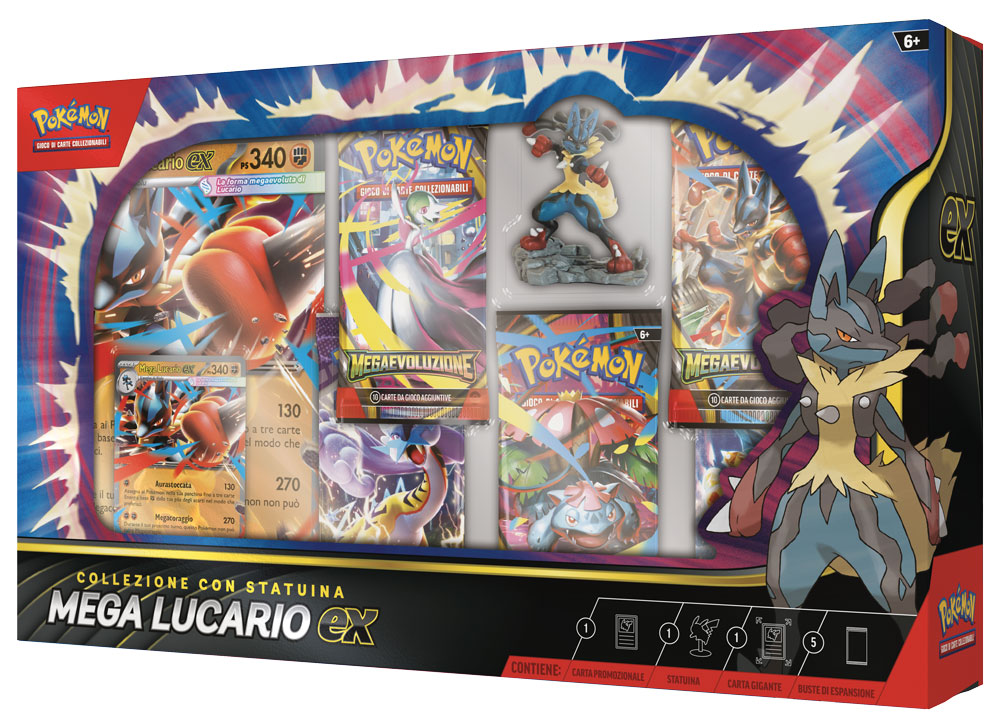 Collezione con Statuina Mega Lucario ex (IT)