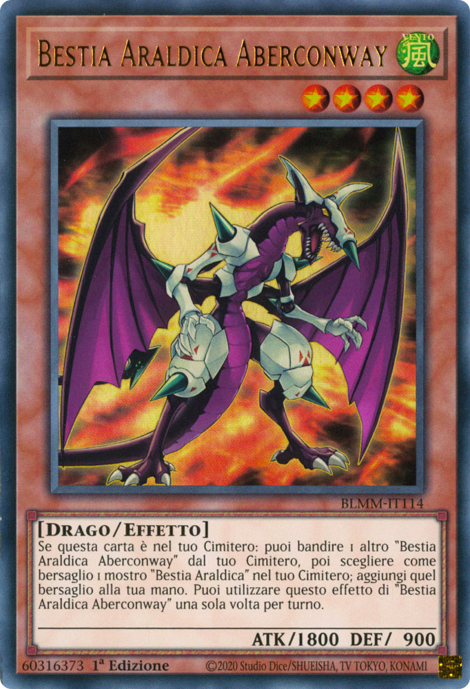 BLMM-IT114 Bestia Araldica Aberconway Ultra Rara 1a Edizione (IT) -NEAR MINT-