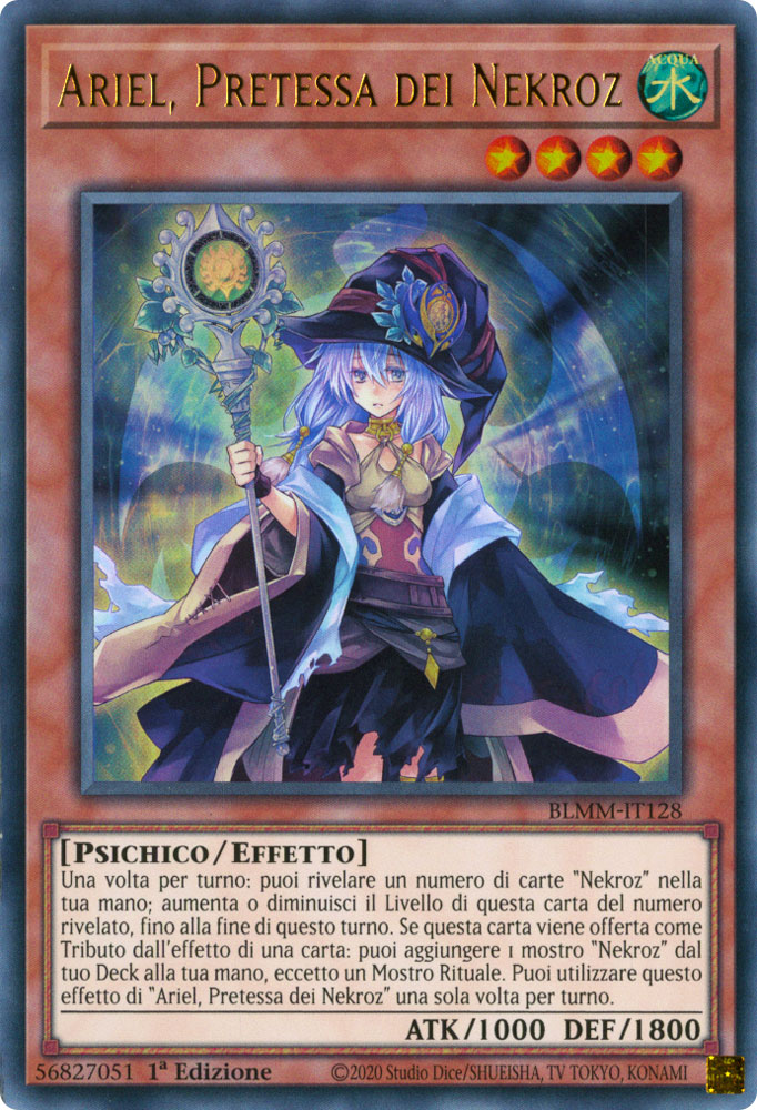 BLMM-IT128 Ariel, Pretessa dei Nekroz Ultra Rara 1a Edizione (IT) -NEAR MINT-
