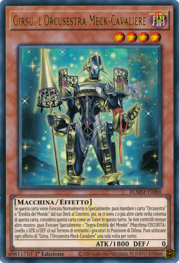 BLMM-IT088 Girsu, l'Orcusestra Meck-Cavaliere Ultra Rara 1a Edizione (IT) -NEAR MINT-