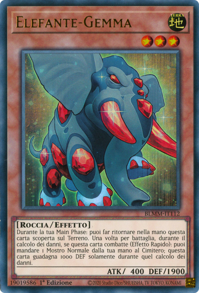 BLMM-IT112 Elefante-Gemma Ultra Rara 1a Edizione (IT) -NEAR MINT-