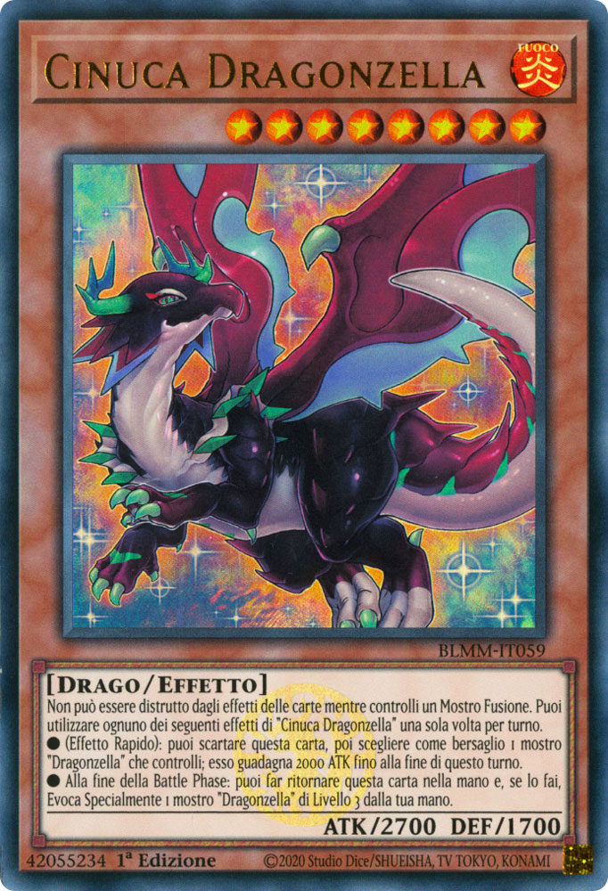 BLMM-IT059 Cinuca Dragonzella Ultra Rara 1a Edizione (IT) -NEAR MINT-