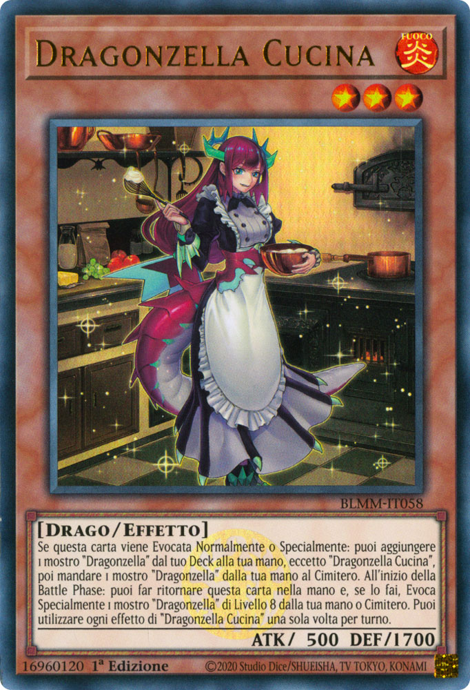 BLMM-IT058 Dragonzella Cucina Ultra Rara 1a Edizione (IT) -NEAR MINT-