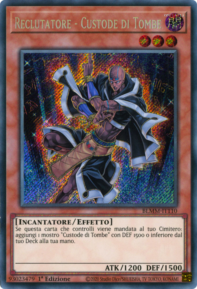 BLMM-IT110 Reclutatore - Custode di Tombe Rara Segreta 1a Edizione (IT) -NEAR MINT-