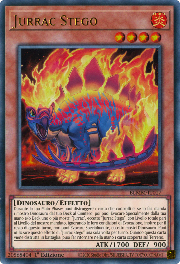 BLMM-IT017 Jurrac Stego Ultra Rara 1a Edizione (IT) -NEAR MINT-