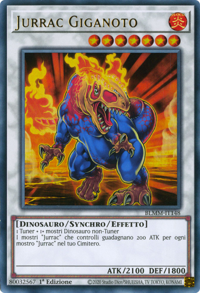 BLMM-IT148 Jurrac Giganoto Ultra Rara 1a Edizione (IT) -NEAR MINT-
