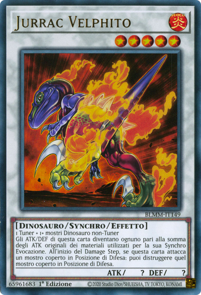 BLMM-IT149 Jurrac Velphito Ultra Rara 1a Edizione (IT) -NEAR MINT-