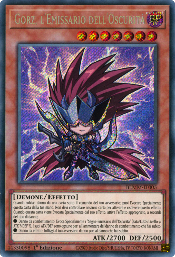 BLMM-IT005 Gorz, l'Emissario dell'Oscurita' Rara Segreta 1a Edizione (IT) -NEAR MINT-