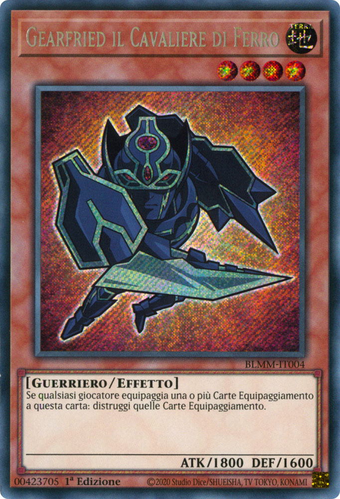 BLMM-IT004 Gearfried il Cavaliere di Ferro Rara Segreta 1a Edizione (IT) -NEAR MINT-
