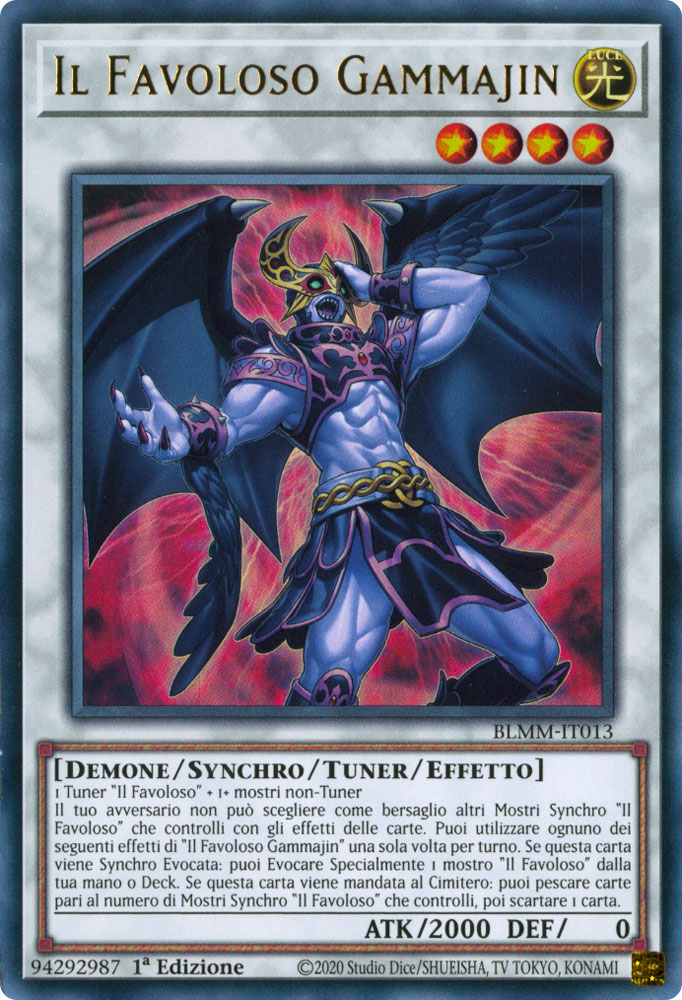 BLMM-IT013 Il Favoloso Gammajin Ultra Rara 1a Edizione (IT) -NEAR MINT-