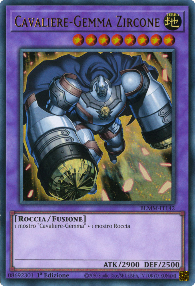BLMM-IT142 Cavaliere-Gemma Zircone Ultra Rara 1a Edizione (IT) -NEAR MINT-