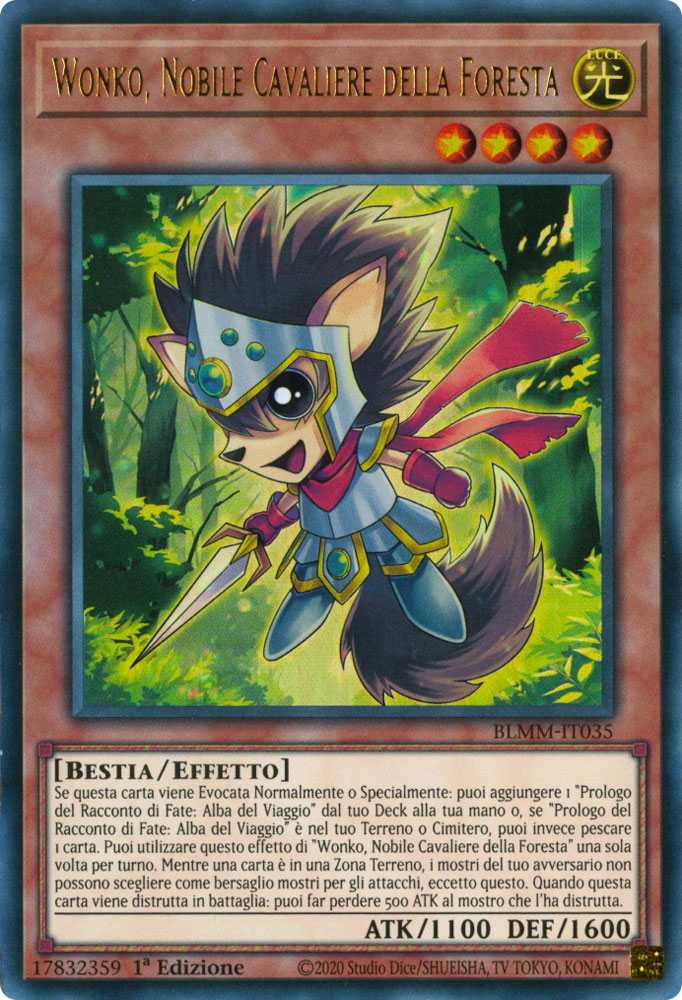 BLMM-IT035 Wonko, Nobile Cavaliere della Foresta Ultra Rara 1a Edizione (IT) -NEAR MINT-