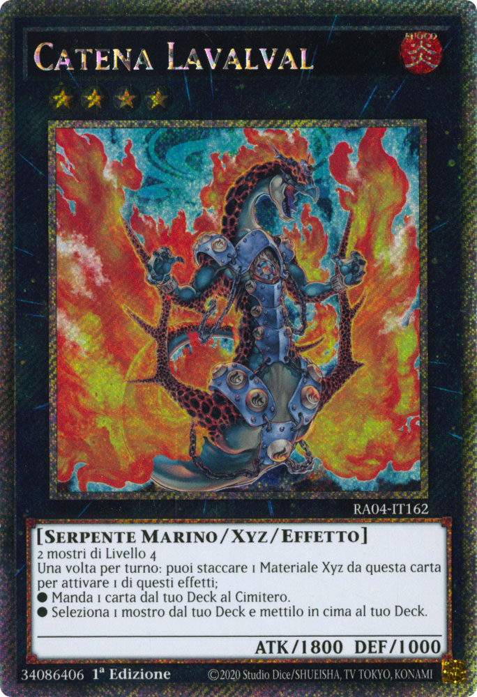 RA04-IT162 Catena Lavalval Platinum Segreta 1a Edizione (IT) -NEAR MINT-