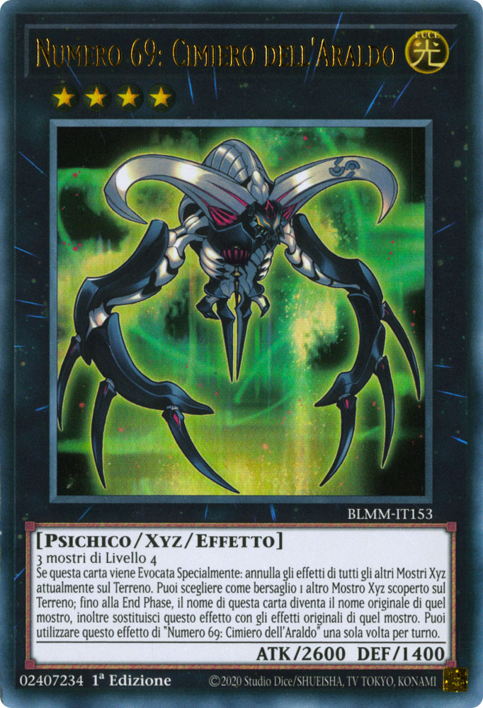 BLMM-IT153 Numero 69: Cimiero dell'Araldo Ultra Rara 1a Edizione (IT) -NEAR MINT-