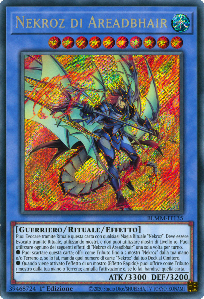 BLMM-IT135 Nekroz di Areadbhair Rara Segreta 1a Edizione (IT) -NEAR MINT-