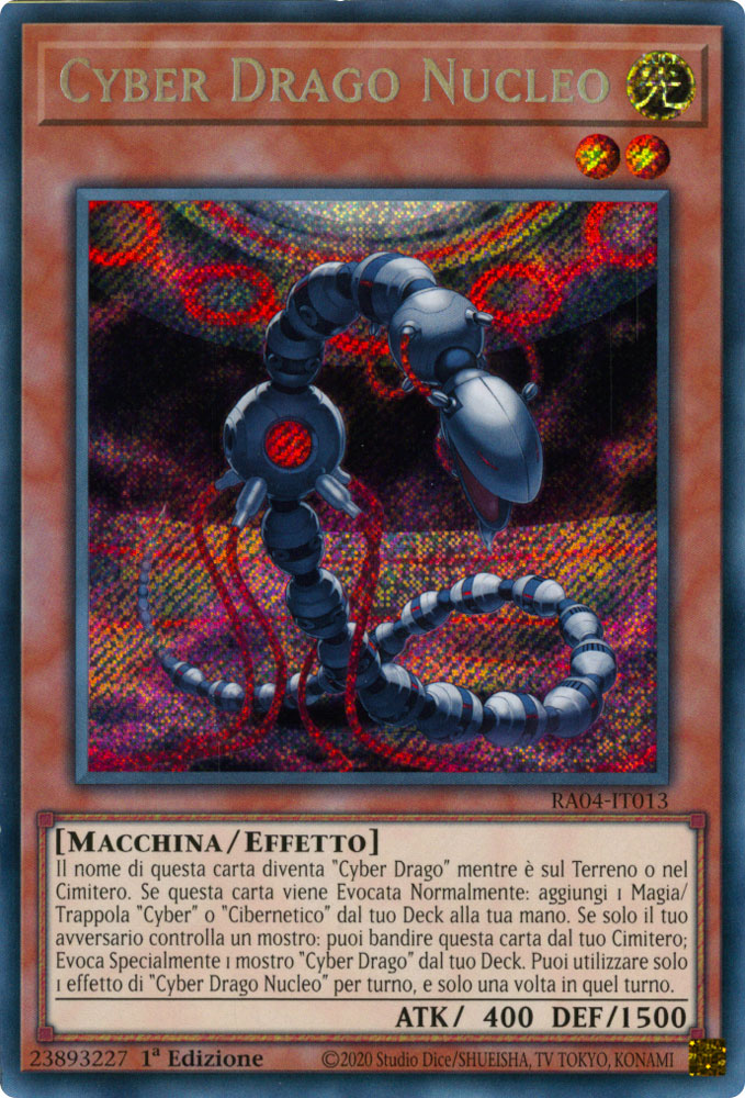 RA04-IT013 Cyber Drago Nucleo Rara Segreta 1a Edizione (IT) -NEAR MINT-
