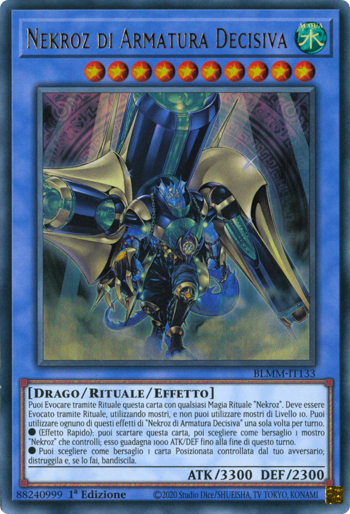 BLMM-IT133 Nekroz di Armatura Decisiva Ultra Rara 1a Edizione (IT) -NEAR MINT-