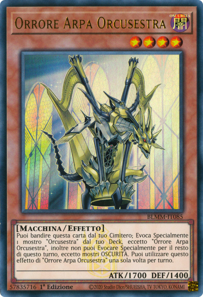 BLMM-IT085 Orrore Arpa Orcusestra Ultra Rara 1a Edizione (IT) -NEAR MINT-