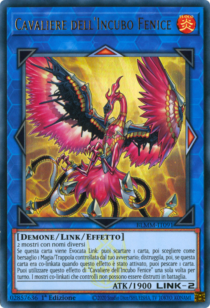 BLMM-IT091 Cavaliere dell'Incubo Fenice Ultra Rara 1a Edizione (IT) -NEAR MINT-