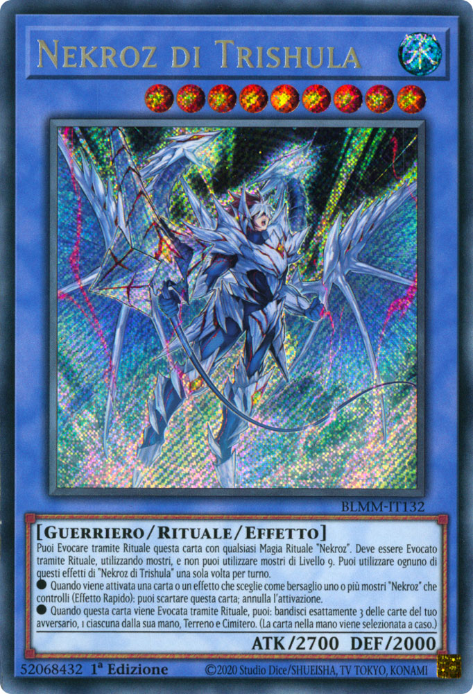 BLMM-IT132 Nekroz di Trishula Rara Segreta 1a Edizione (IT) -NEAR MINT-