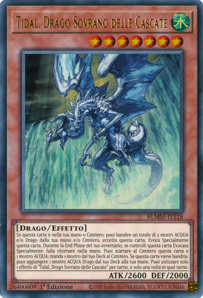 BLMM-IT118 Tidal, Drago Sovrano delle Cascate Ultra Rara 1a Edizione (IT) -NEAR MINT-