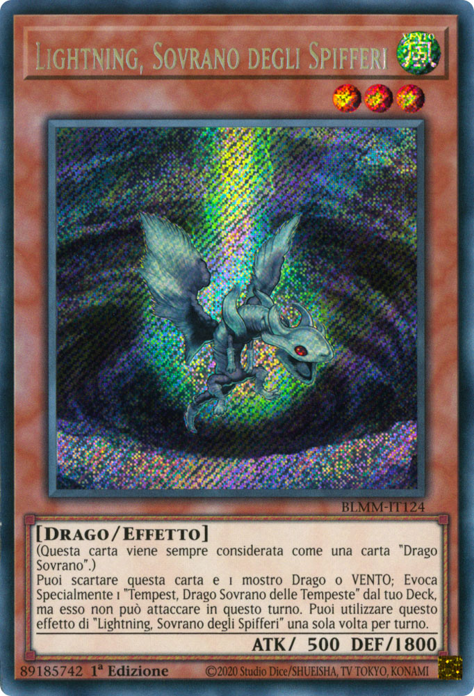 BLMM-IT124 Lightning, Sovrano degli Spifferi Rara Segreta 1a Edizione (IT) -NEAR MINT-