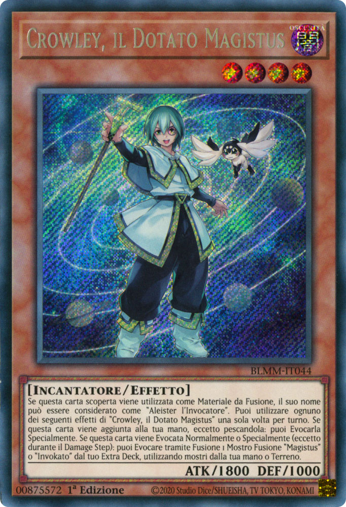 BLMM-IT044 Crowley, il Dotato Magistus Rara Segreta 1a Edizione (IT) -NEAR MINT-