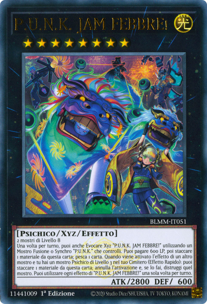 BLMM-IT051 P.U.N.K. JAM FEBBRE! Ultra Rara 1a Edizione (IT) -NEAR MINT-