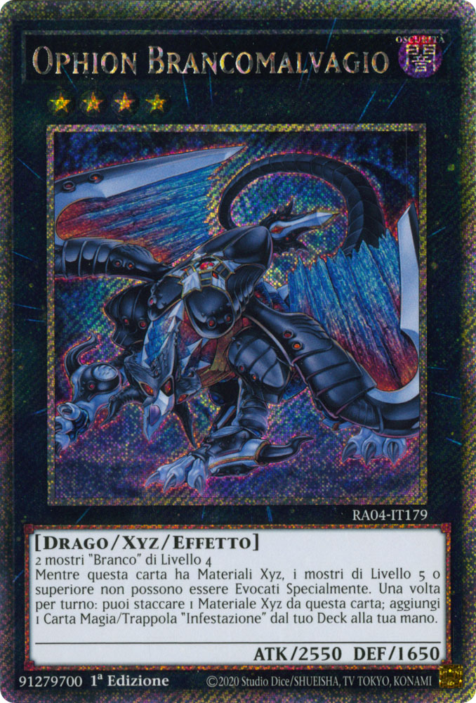 RA04-IT179 Ophion Brancomalvagio Platinum Segreta 1a Edizione (IT) -NEAR MINT-