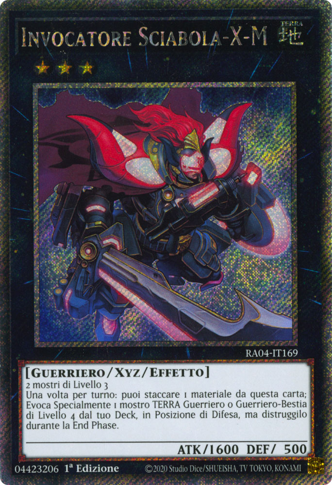 RA04-IT169 Invocatore Sciabola-X-M Platinum Segreta 1a Edizione (IT) -NEAR MINT-