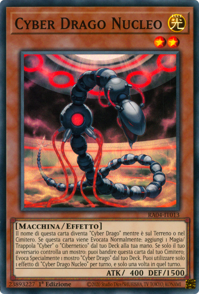 RA04-IT013 Cyber Drago Nucleo Super Rara 1a Edizione (IT) -NEAR MINT-