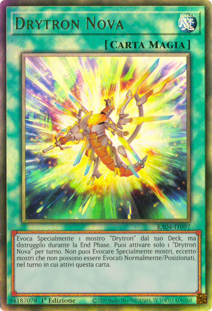 RA04-IT097 Drytron Nova Rara Ultimate 1a Edizione (IT) -NEAR MINT-