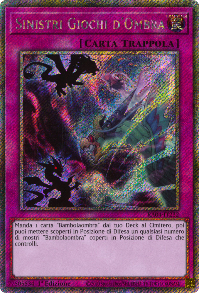 RA04-IT232 Sinistri Giochi d'Ombra Platinum Segreta 1a Edizione (IT) -NEAR MINT-