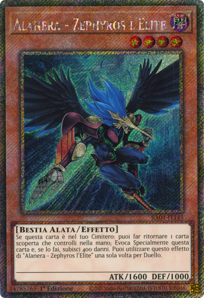 RA04-IT145 Alanera - Zephyros l'Elite Platinum Segreta 1a Edizione (IT) -NEAR MINT-