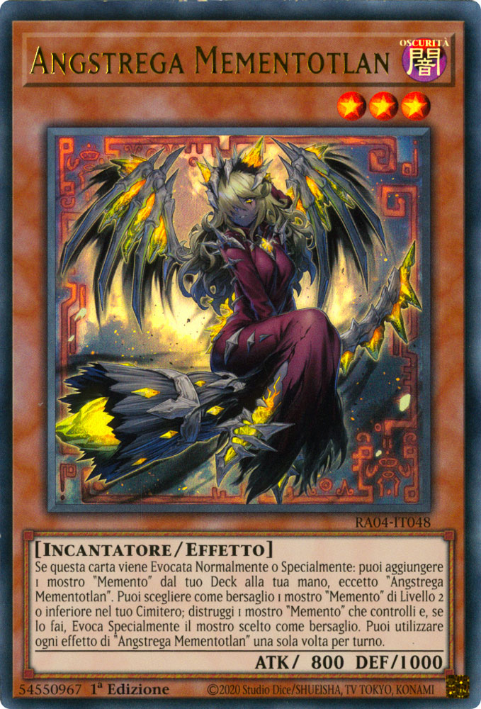 RA04-IT048 Angstrega Mementotlan Ultra Rara 1a Edizione (IT) -NEAR MINT-