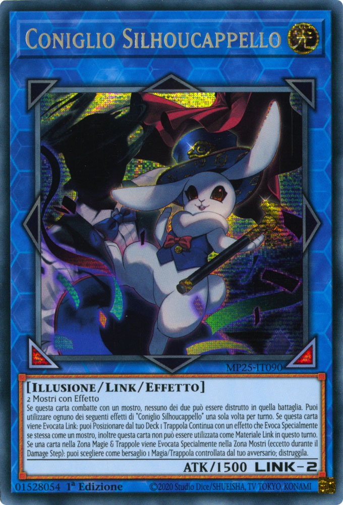 MP25-IT090 Coniglio Silhoucappello Rara Segreta 1a Edizione (IT) -NEAR MINT-