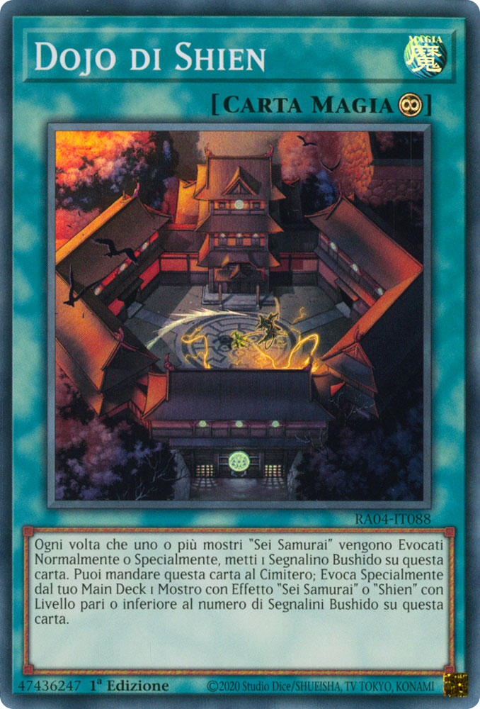 RA04-IT088 Dojo di Shien Super Rara 1a Edizione (IT) -NEAR MINT-