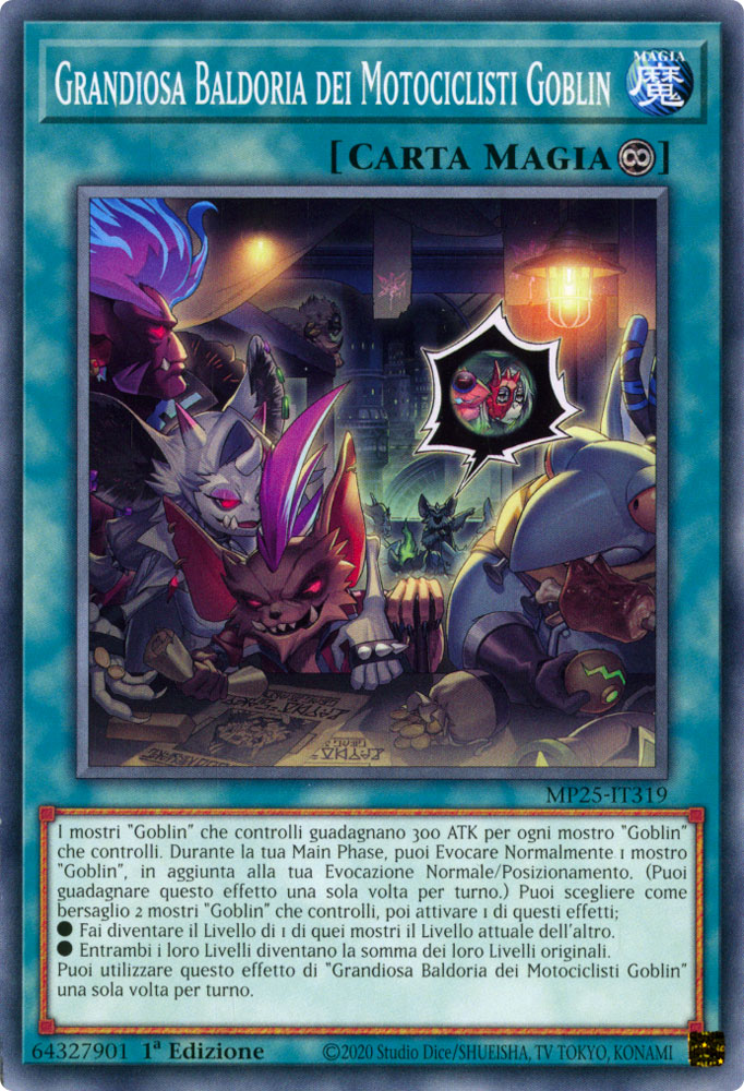 MP25-IT319 Grandiosa Baldoria dei Motociclisti Goblin Comune 1a Edizione (IT) -NEAR MINT-