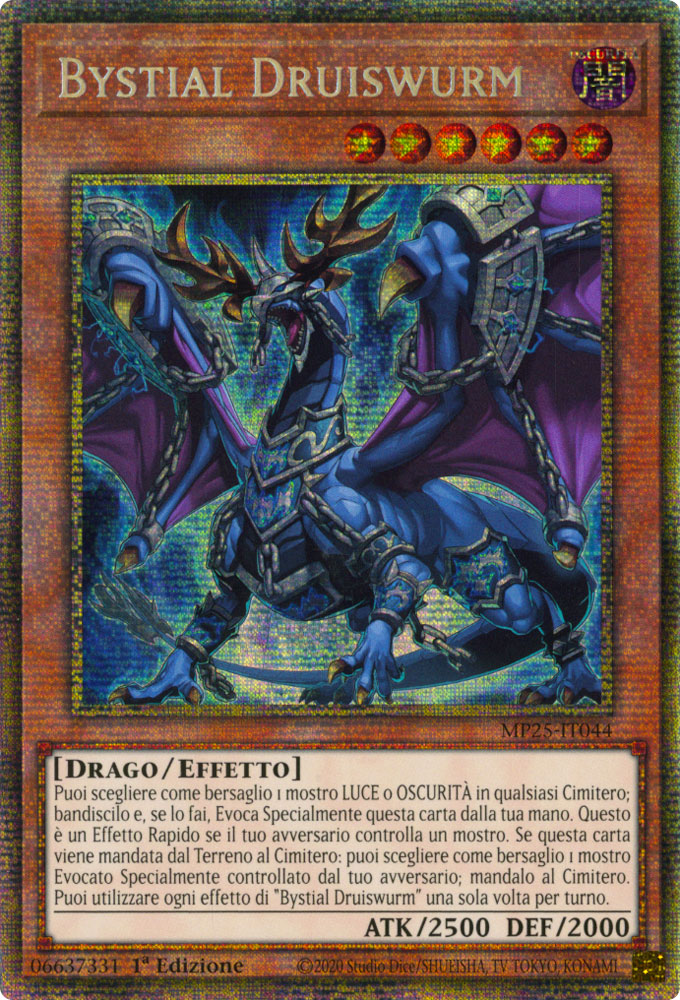 MP25-IT044 Bystial Druiswurm Rara Starlight 1a Edizione (IT) -NEAR MINT-