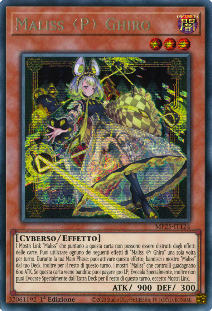 MP25-IT124 Maliss P Ghiro Rara Segreta 1a Edizione (IT) -NEAR MINT-