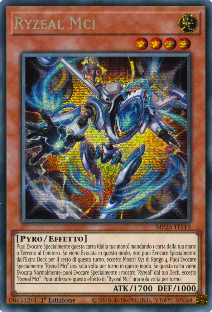 MP25-IT119 Ryzeal Mci Rara Segreta 1a Edizione (IT) -NEAR MINT-